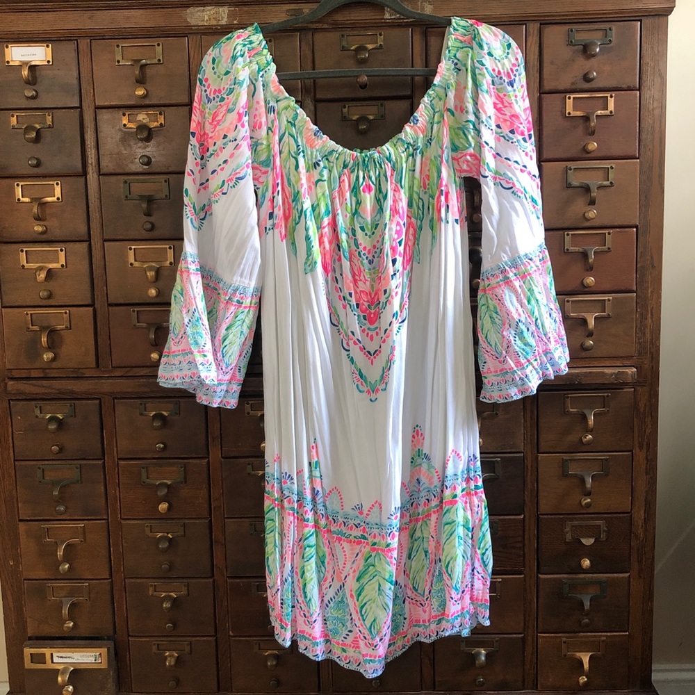 Lilly Pulitzer Nevie Dress - Coconut Coast XL